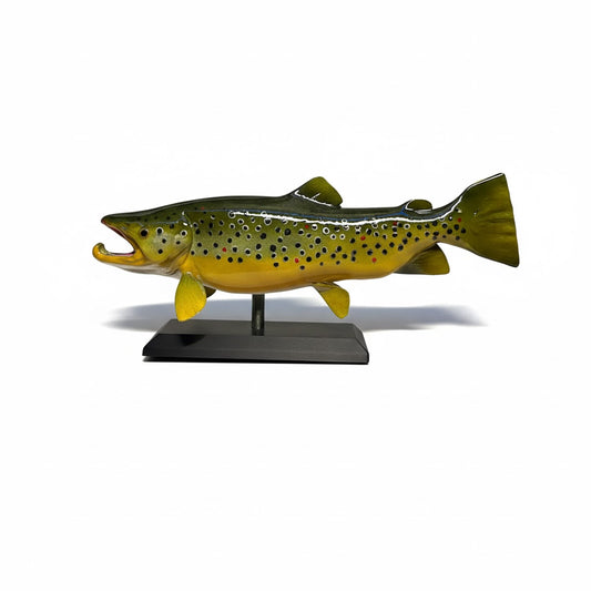 10” Brown Trout Replica w/ Stand