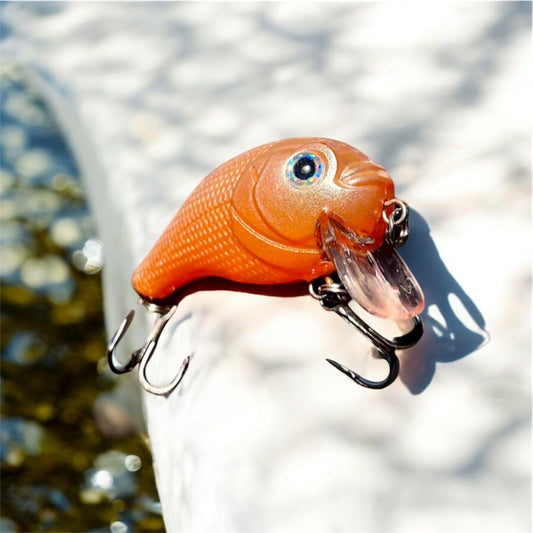 Orange & Pearl White WakeBait